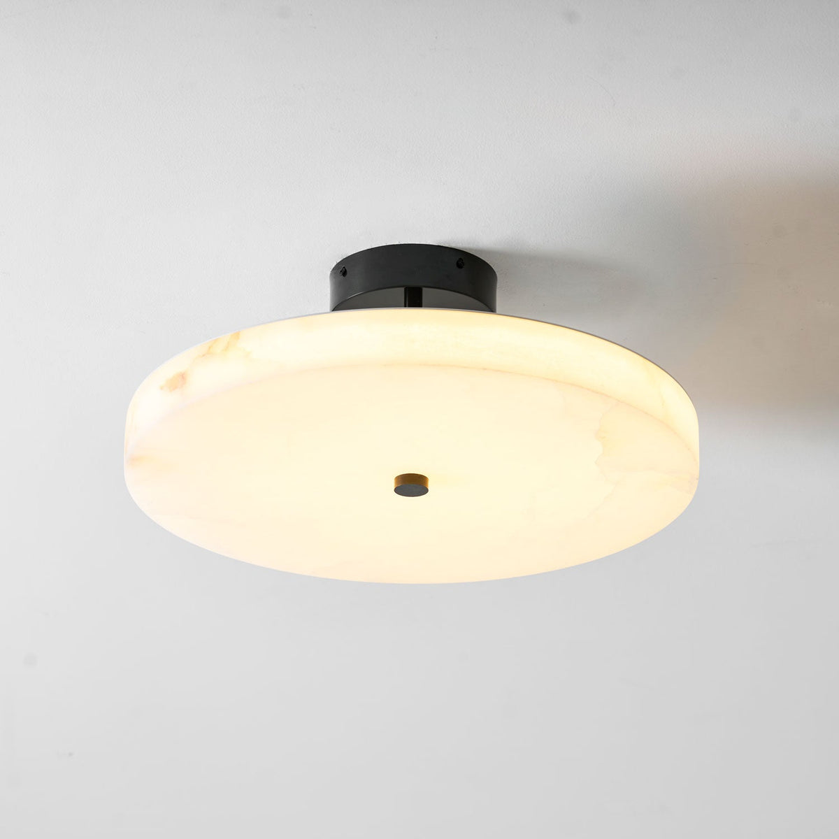Luma Linen Drum Ceiling Light