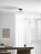 Luma Linen Drum Ceiling Light