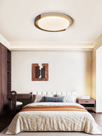 Travertine Eclipse Ceiling Lamp