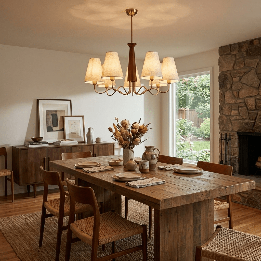 Cotton Linen Chandelier
