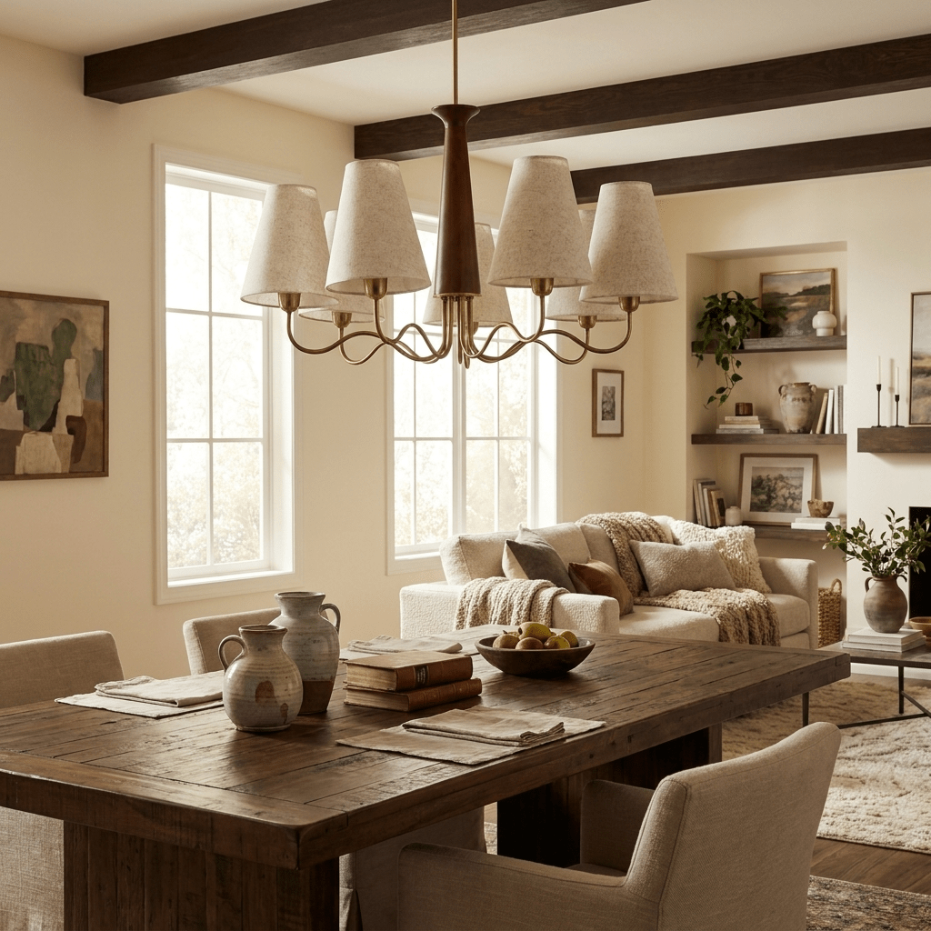 Cotton Linen Chandelier