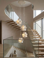 Petal Cascade Multi-Light Chandelier
