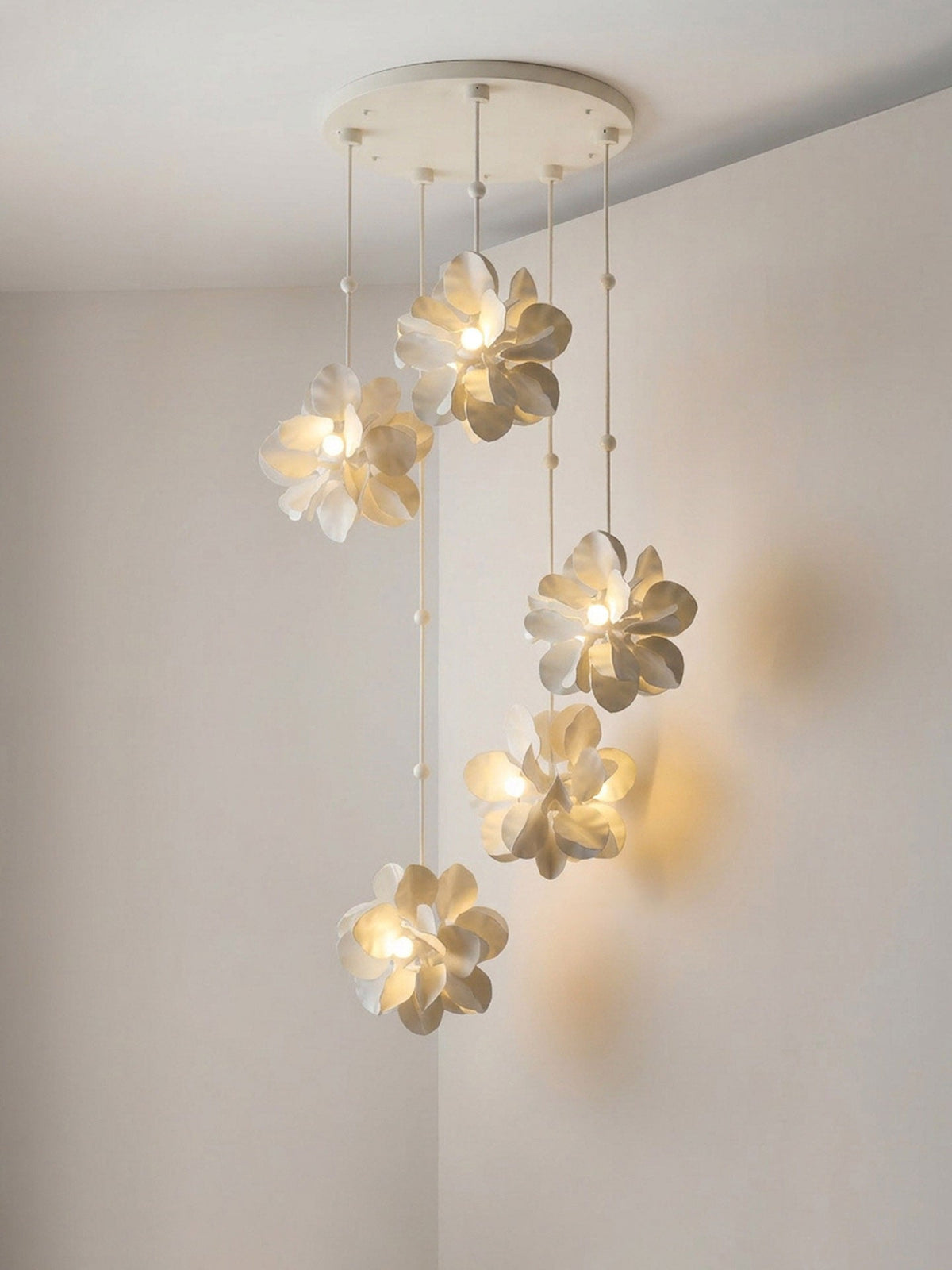 Petal Cascade Multi-Light Chandelier