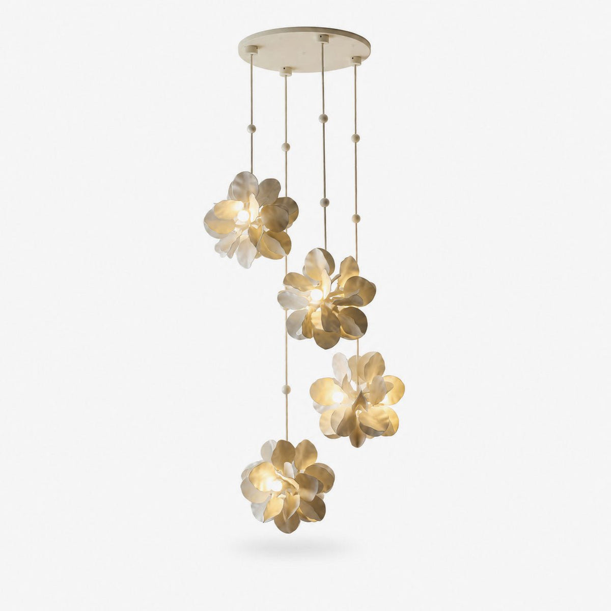 Petal Cascade Multi-Light Chandelier