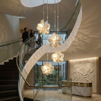 Petal Cascade Multi-Light Chandelier