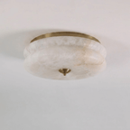 Orsay Alabaster Flush Mount