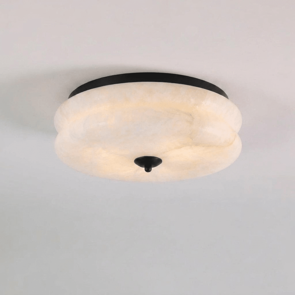 Orsay Alabaster Flush Mount