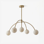 Lunara Alabaster Arc Chandelier