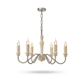Claren Travertine Candle Chandelier