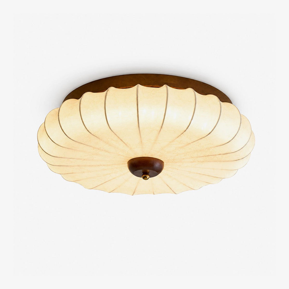 Stretch Fabric Petal Flush Mount