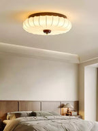 Stretch Fabric Petal Flush Mount