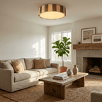 Selora Raffia Flush Mount Ceiling Light