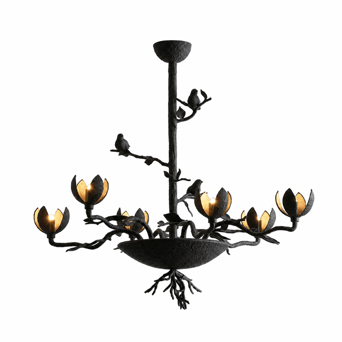 Floral Long Branch Chandelier
