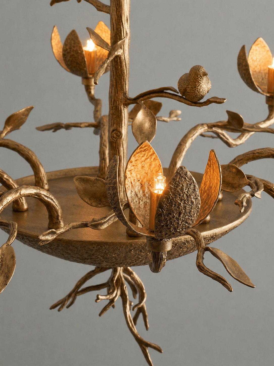 Floral Long Branch Chandelier