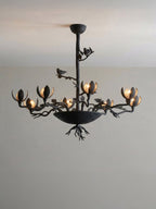 Floral Long Branch Chandelier