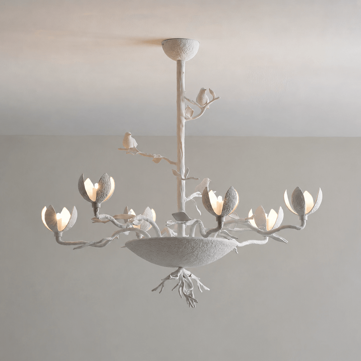 Floral Long Branch Chandelier
