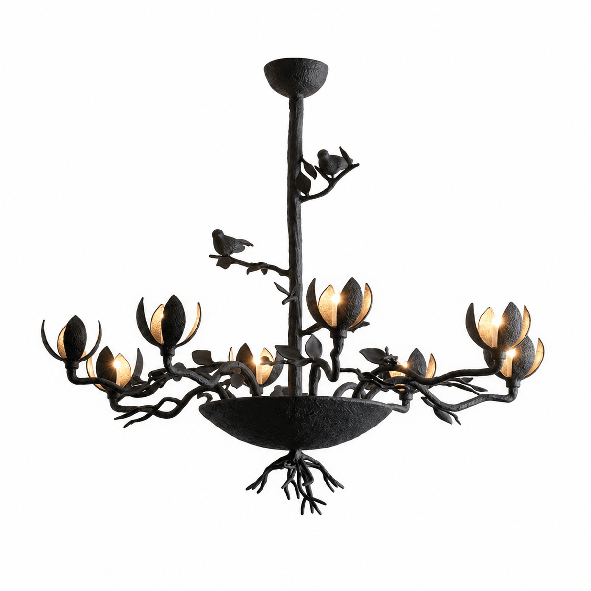 Floral Long Branch Chandelier