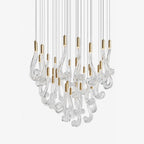 Lucerna LED Glass Flame Chandelier