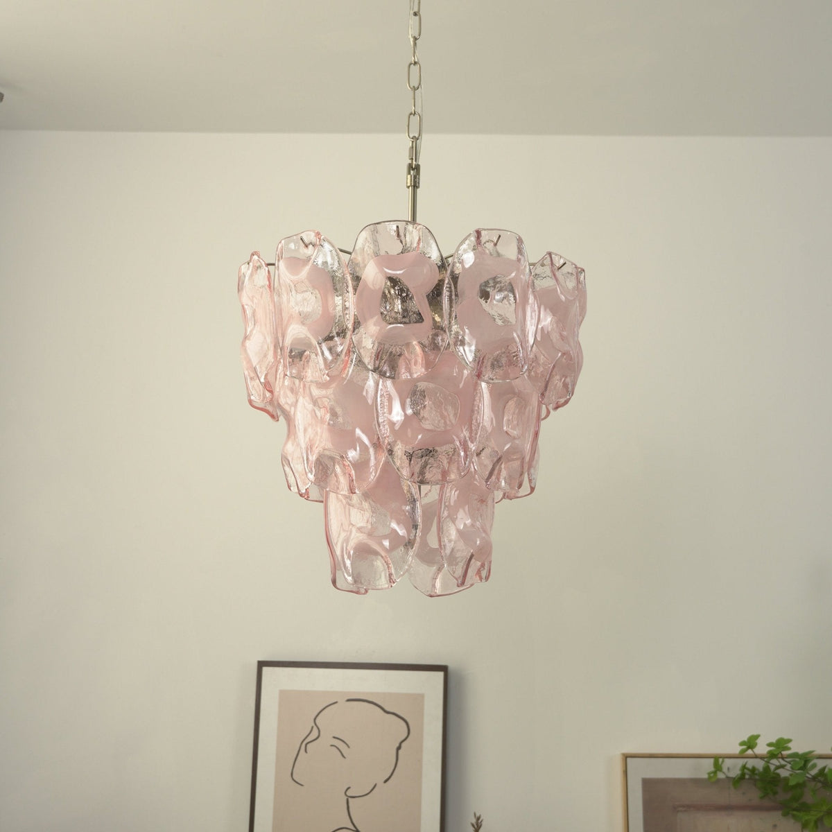Frostelle Glass Chandelier