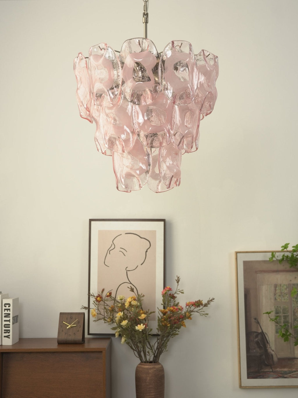 Frostelle Glass Chandelier