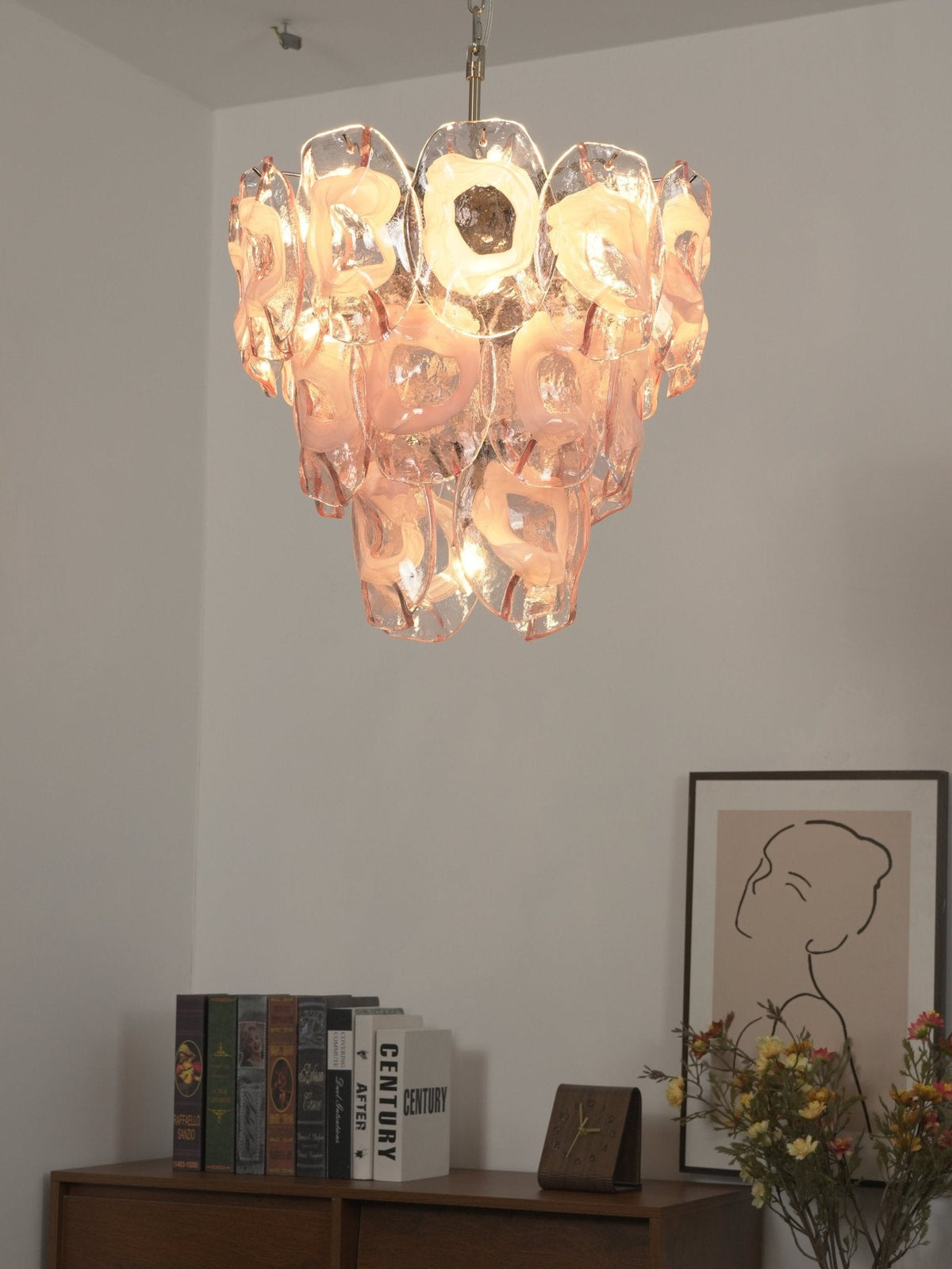 Frostelle Glass Chandelier