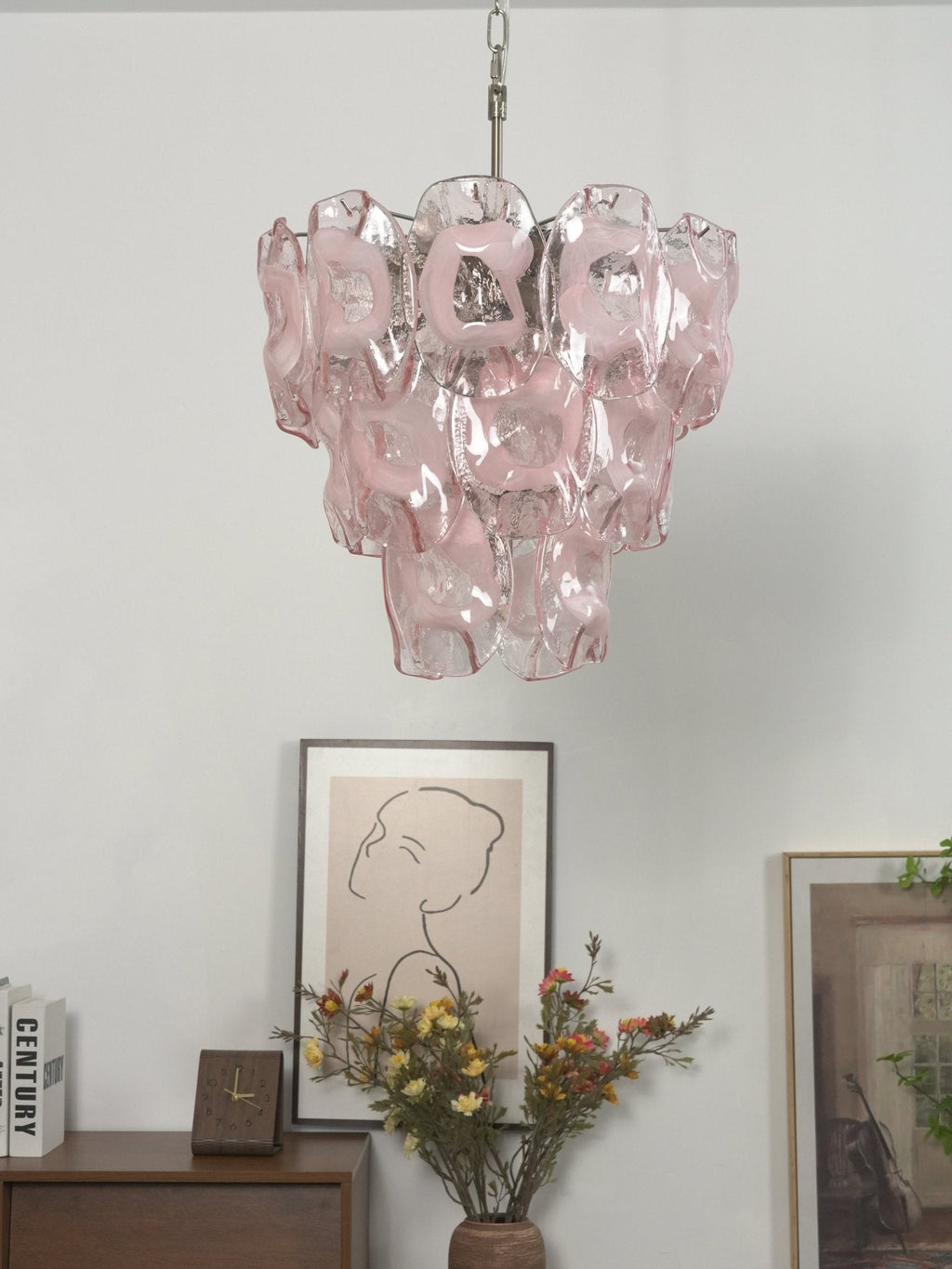 Frostelle Glass Chandelier