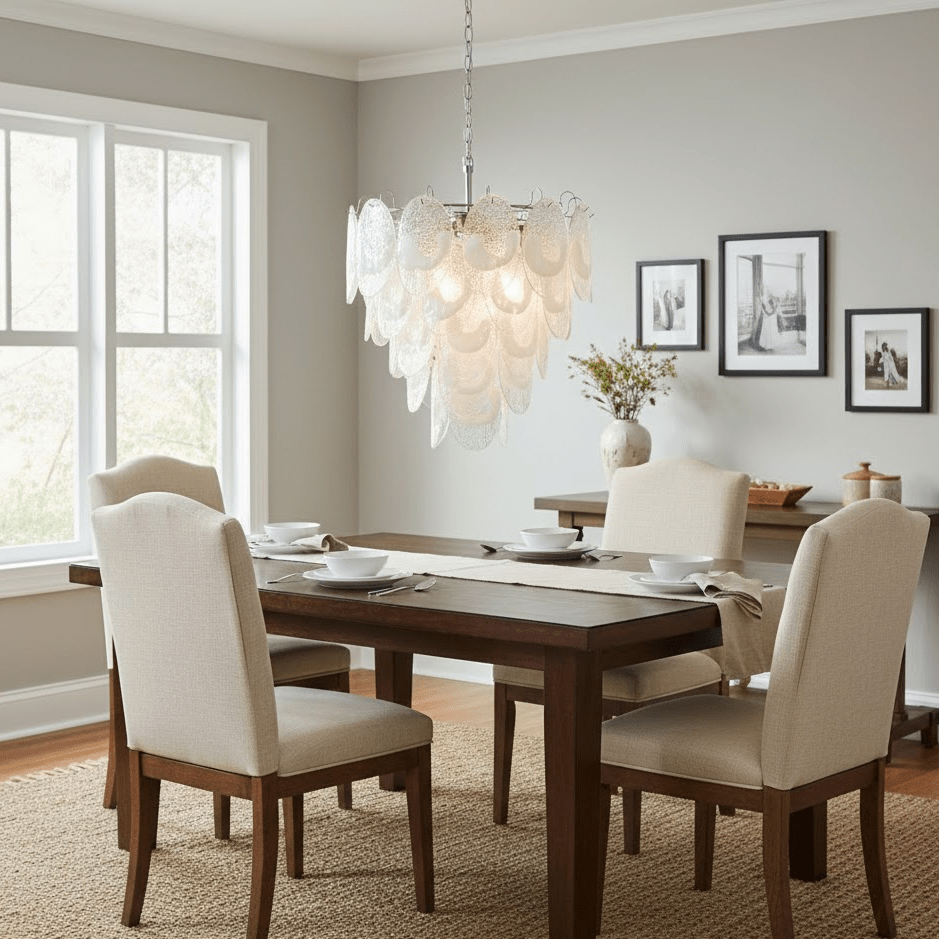 Frostelle Glass Chandelier