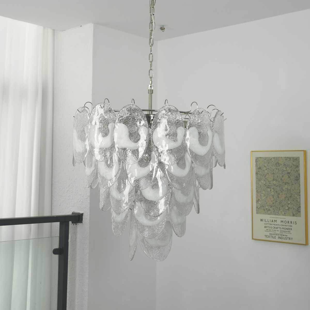 Frostelle Glass Chandelier