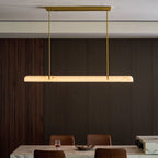 Linear Alabaster Chandelier