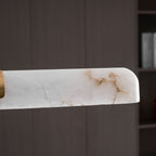 Linear Alabaster Chandelier