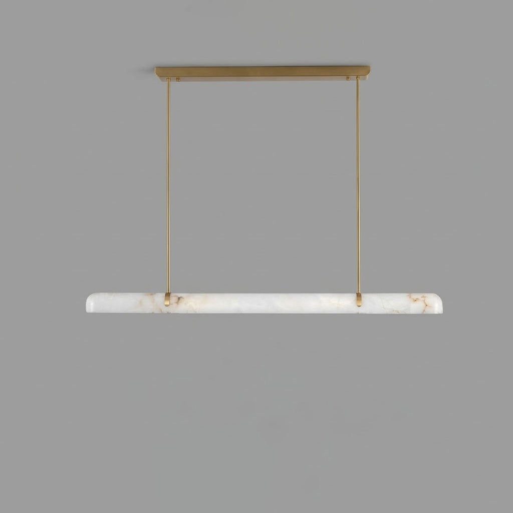Linear Alabaster Chandelier