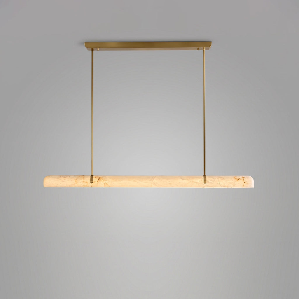 Linear Alabaster Chandelier