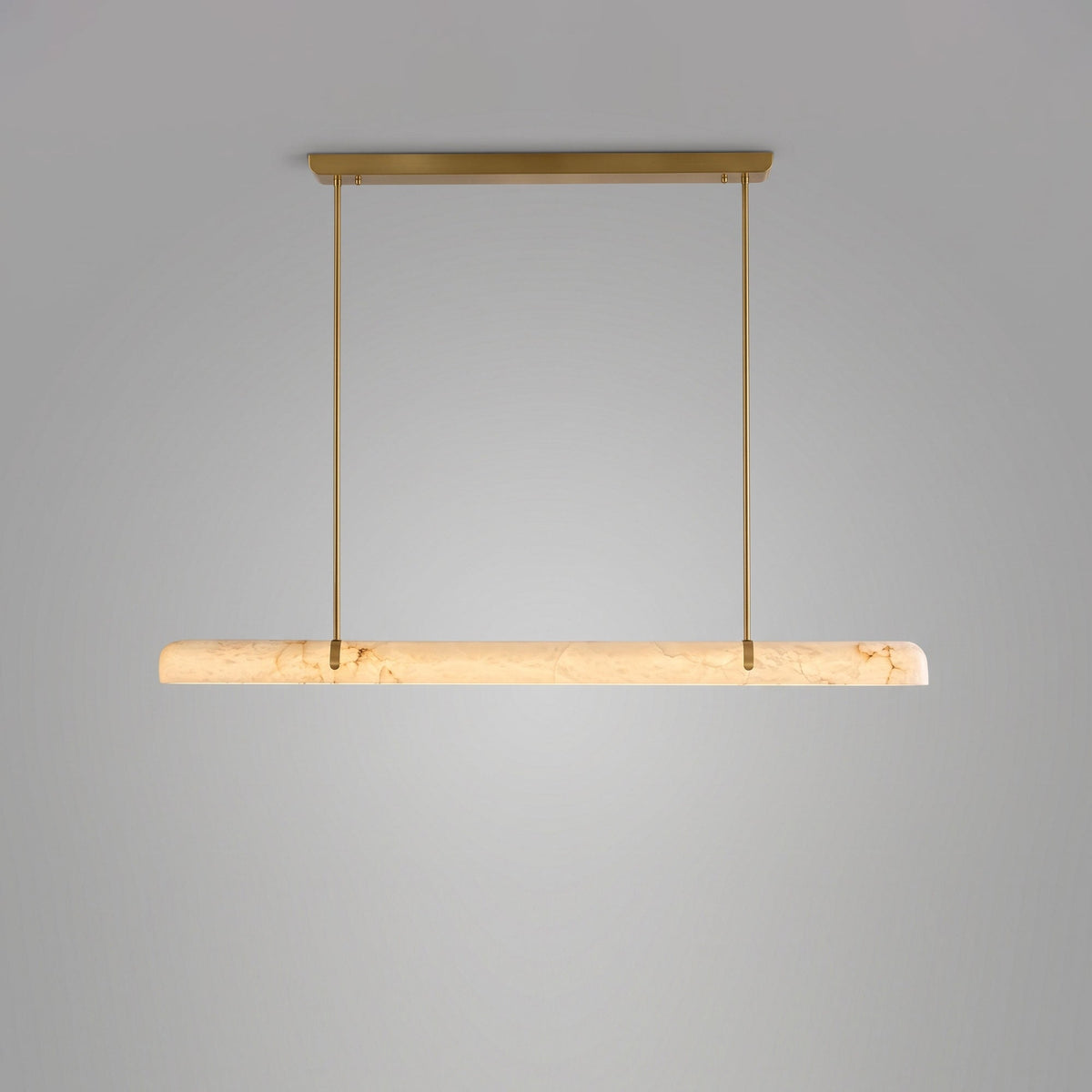 Linear Alabaster Chandelier