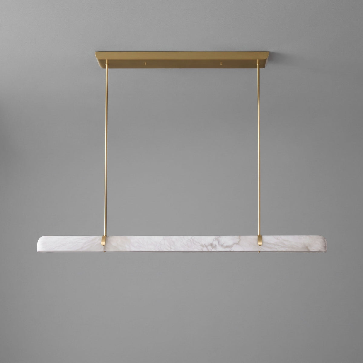Linear Alabaster Chandelier