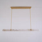 Linear Alabaster Chandelier