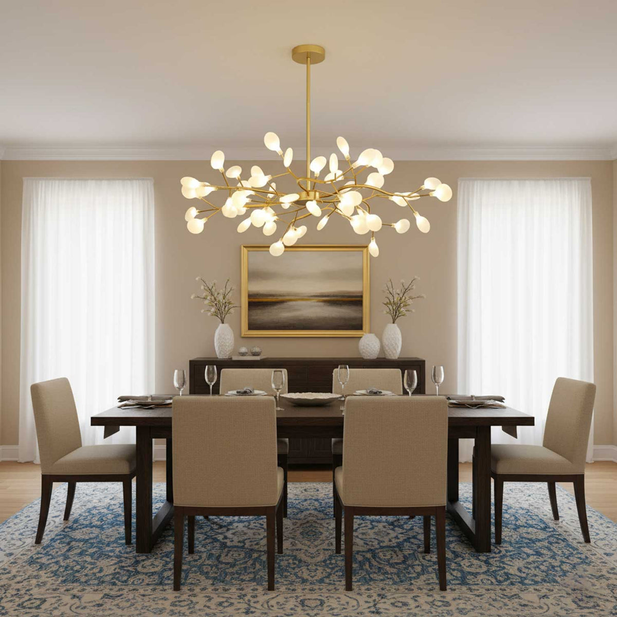 LED Firefly Sputnik Chandelier