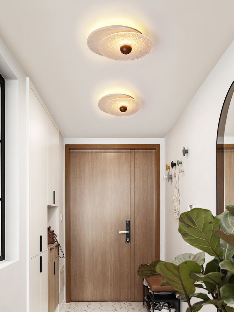 Lunar Ripple Ceiling Light