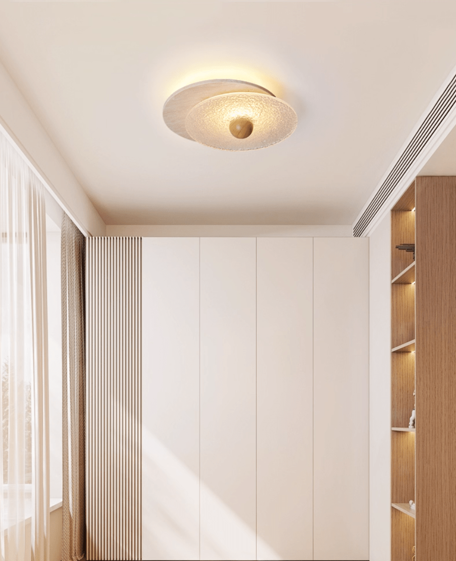 Lunar Ripple Ceiling Light