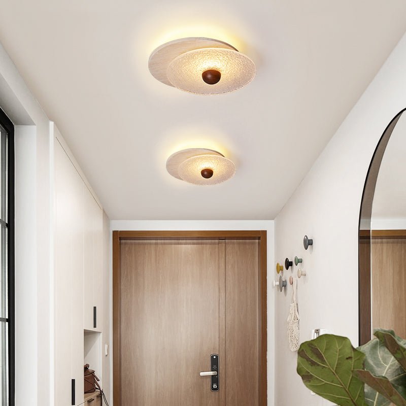 Lunar Ripple Ceiling Light