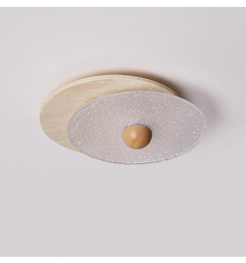 Lunar Ripple Ceiling Light