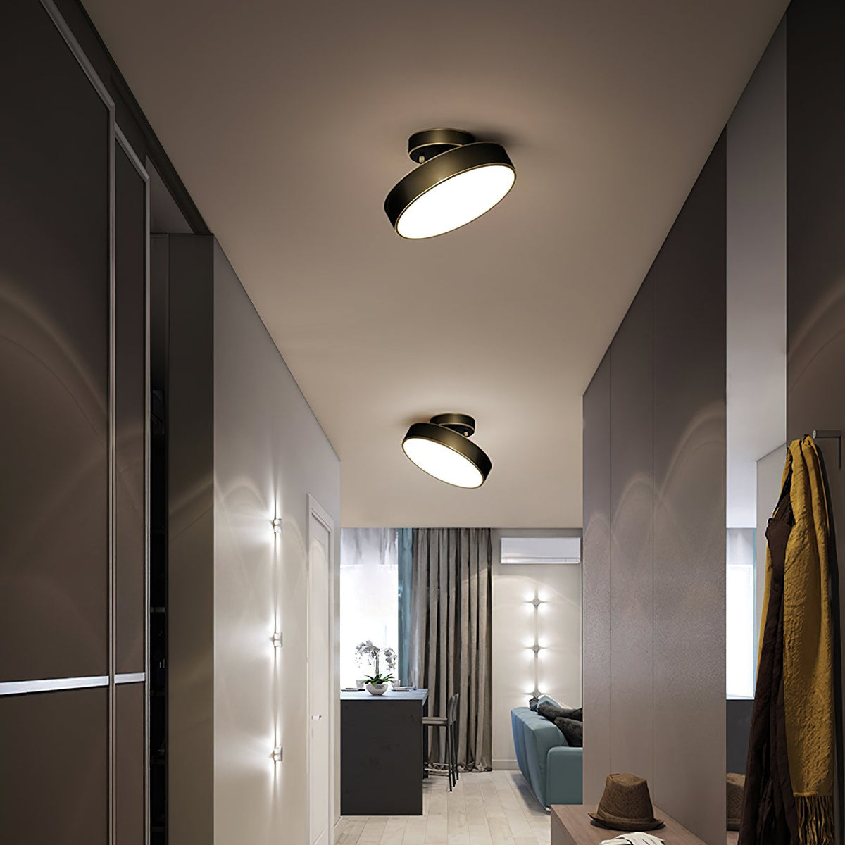 Meridian Rotatable LED Ceiling Light