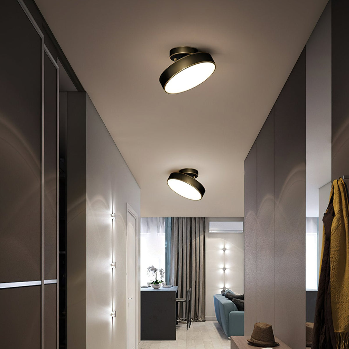 Meridian Rotatable LED Ceiling Light