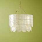 Capiz Wavecrest Chandelier