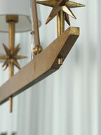Stellar Frame Linear Chandelier