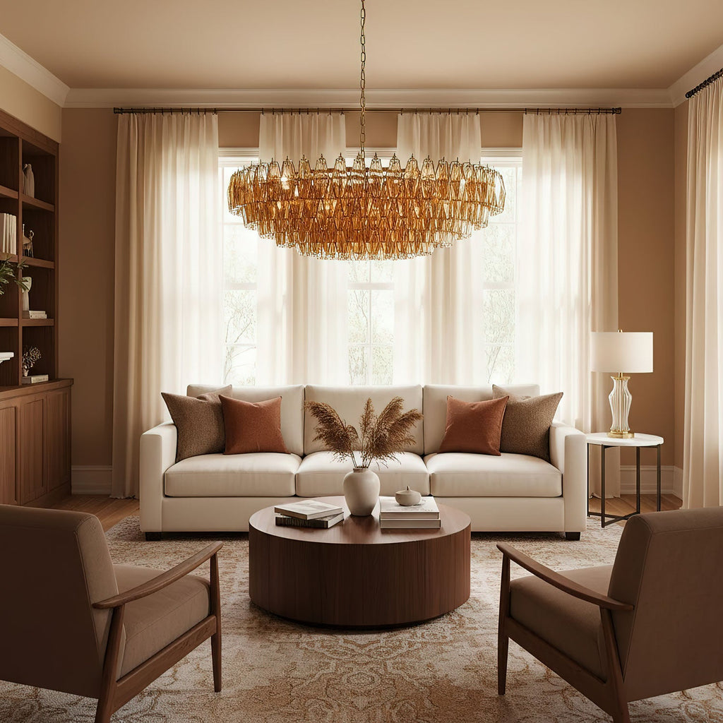 Amber Sorrento Chandelier
