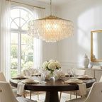 Teardrops Shell Chandelier