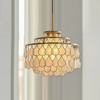 Teardrops Shell Chandelier