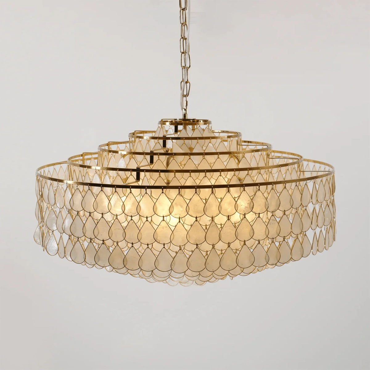 Teardrops Shell Chandelier