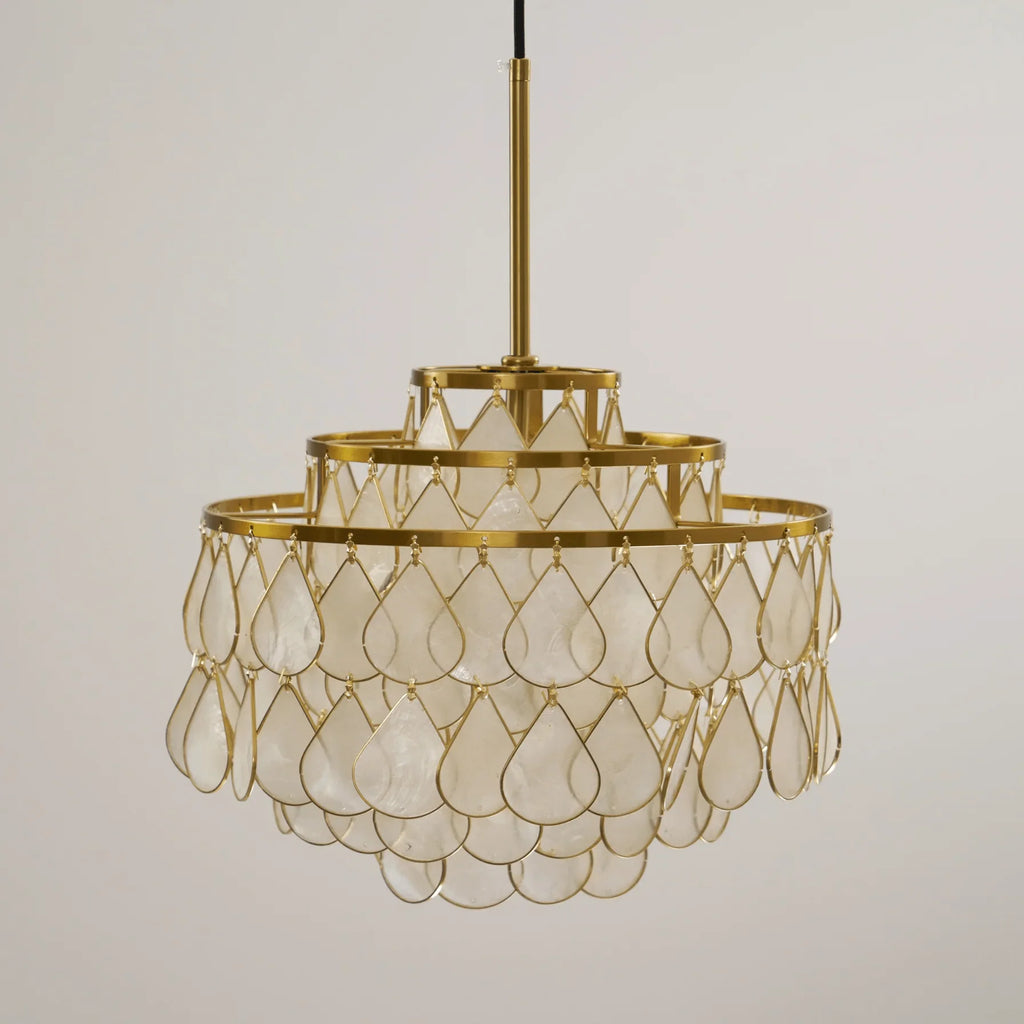 Teardrops Shell Chandelier