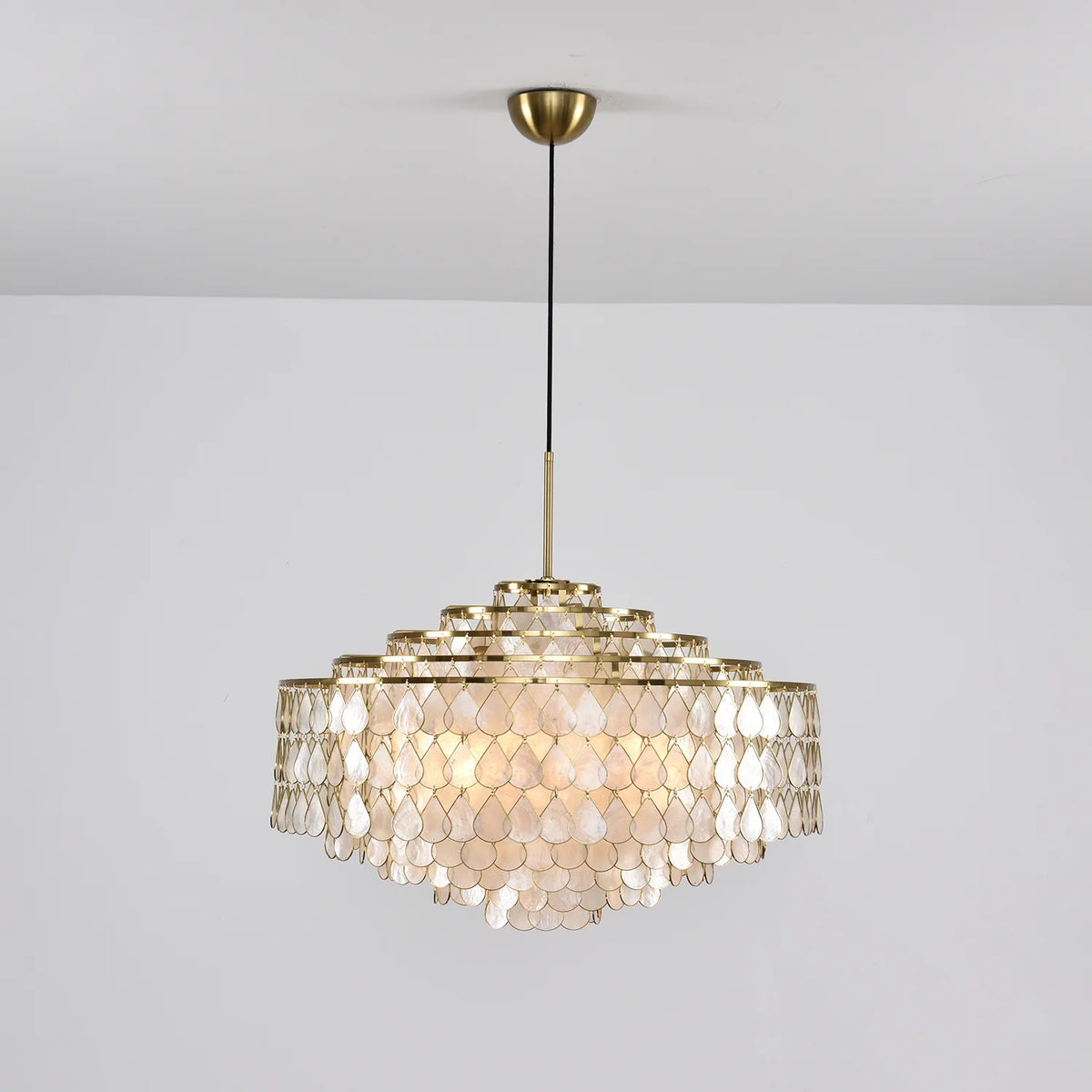 Teardrops Shell Chandelier